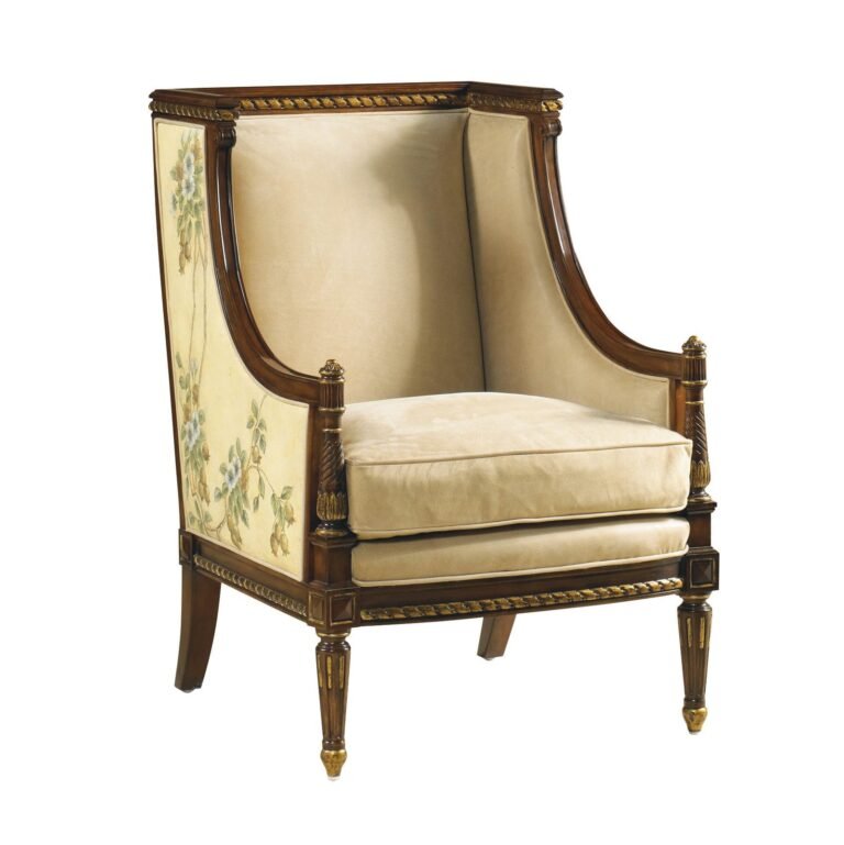 Fully restored Maitland-Smith chair with custom upholstery and detailed finishing – handcrafted by First Class MasterCraft Fort Lee